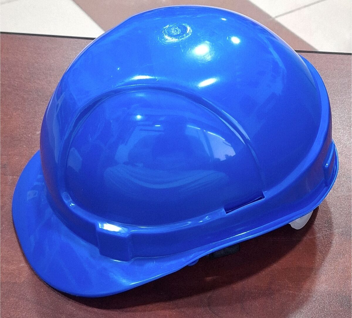 Indian blue safety helmet - Image 1