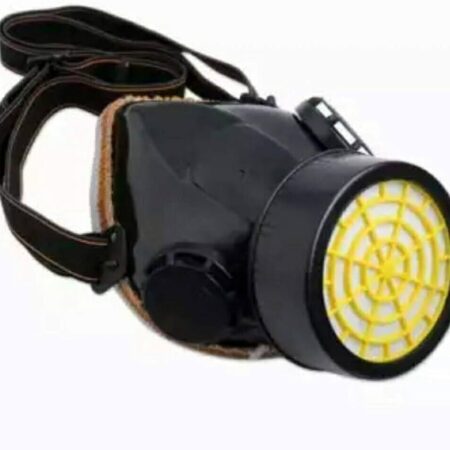 Half face mask with filter