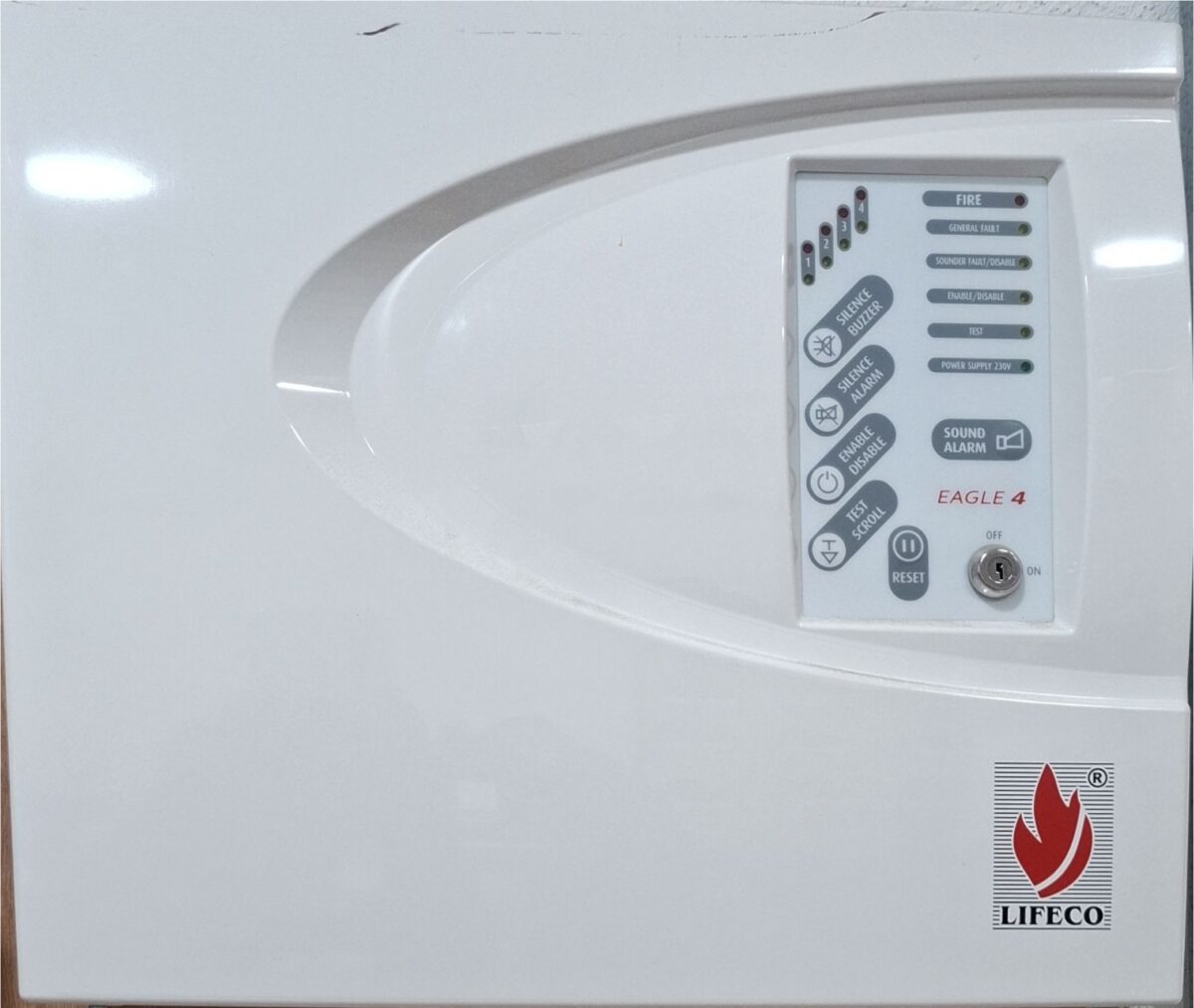 ⁦لوحة انزار الحريق ماركة لايفكو انجليزي⁩ - الصورة ⁦1⁩