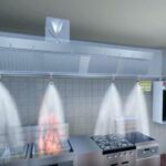 Fire extinguishing system for kitchens