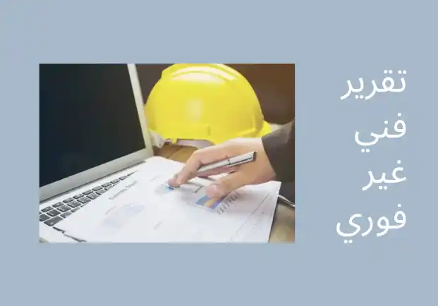 تقرير فني غير فوري