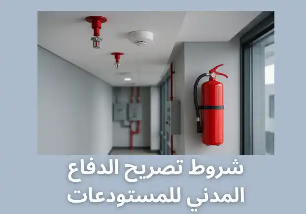 شروط تصريح الدفاع المدني للمستودعات